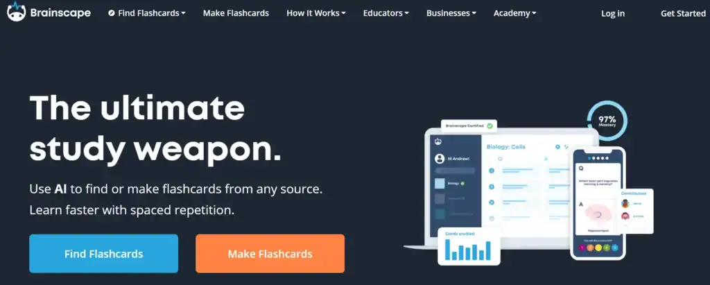 Brainscape interface screenshot
