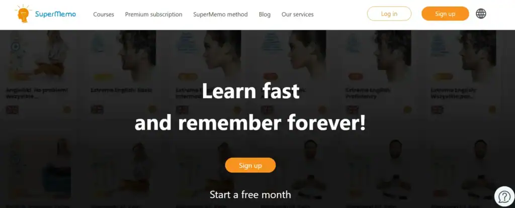 SuperMemo interface screenshot