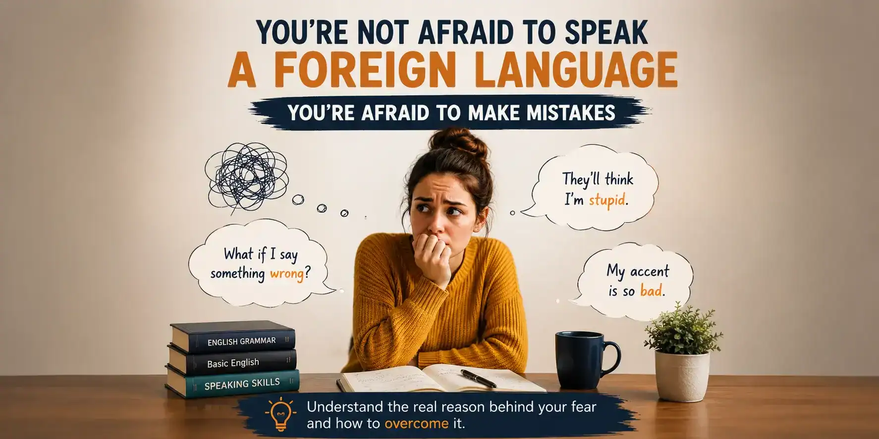 Afraid of Making Mistakes When Speaking a Foreign Language