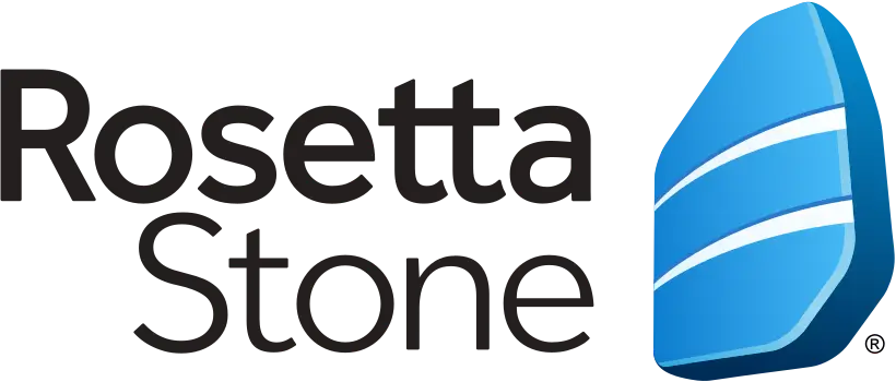 The logo of Rosetta Stone the language learning app