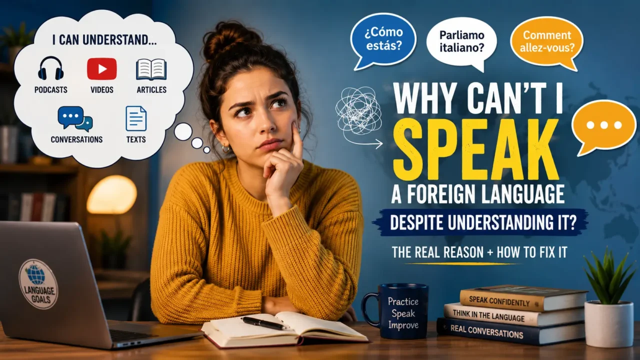 Why Can't I Speak a Foreign Language Despite Understanding It